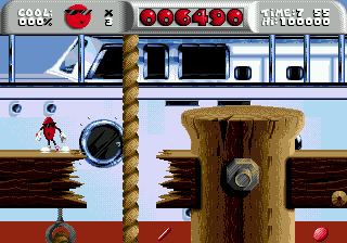 Cool Spot | Genesis | gameplay screenshot | Data by MobyGames.com