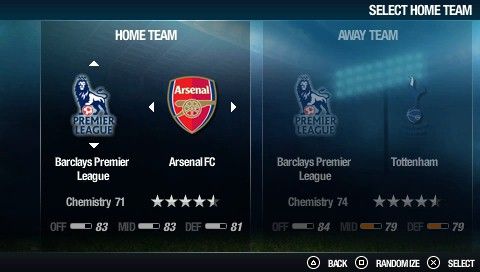 FIFA Soccer 08 | PSP | gameplay screenshot | Data by MobyGames.com