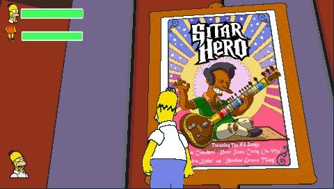 The Simpsons Game | PSP | gameplay screenshot | region=North America | source-country= | zypher-v2 | moby-833bd613c60e | Data by MobyGames.com
