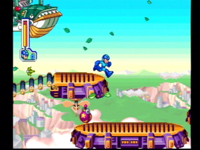 Mega Man 8: Anniversary Edition | PlayStation | gameplay screenshot | Region: North America | source-country= | Data by MobyGames.com