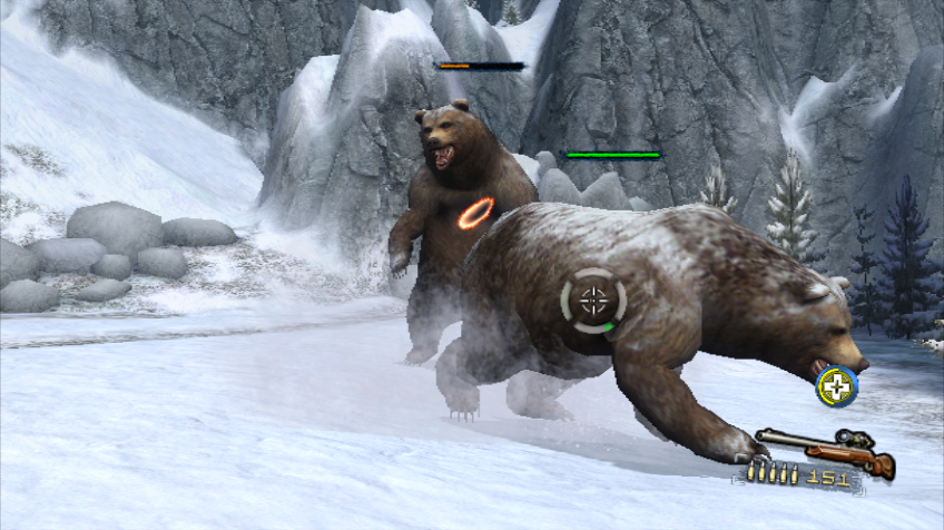 Cabela's Survival: Shadows of Katmai | Wii | gameplay screenshot | region=North America | source-country= | zypher-v2 | moby-651adfa14785 | Data by MobyGames.com