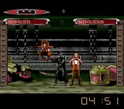 Batman Forever | Genesis | gameplay screenshot | Data by MobyGames.com