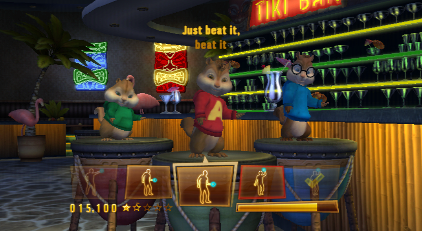 Alvin & The Chipmunks: Chipwrecked | Wii | gameplay screenshot | region=North America | source-country= | zypher-v2 | moby-e072ac7b0448 | Data by MobyGames.com
