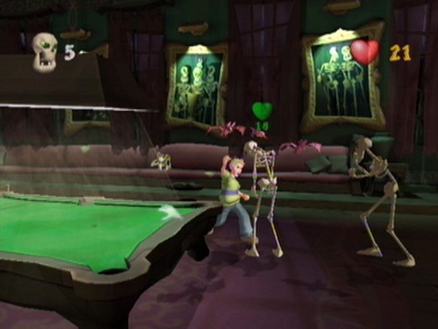 Grabbed by the Ghoulies | Xbox | gameplay screenshot | Data by MobyGames.com