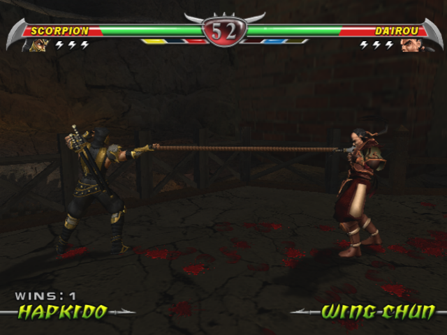 Mortal Kombat: Deception | PlayStation 2 | gameplay screenshot | region=North America | source-country= | zypher-v2 | moby-820a51501566 | Data by MobyGames.com