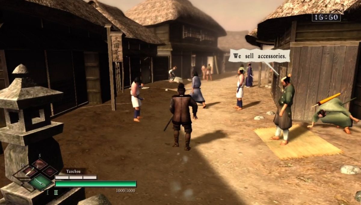 Way of the Samurai 3 | Xbox 360 | gameplay screenshot | Data by MobyGames.com
