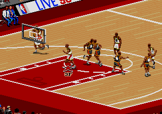 NBA Live 96 | Genesis | gameplay screenshot 2