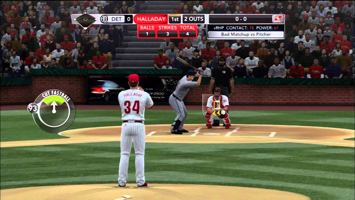 Major League Baseball 2K11 | Xbox 360 | gameplay screenshot 1 | Region: North America | Source: LaunchBox