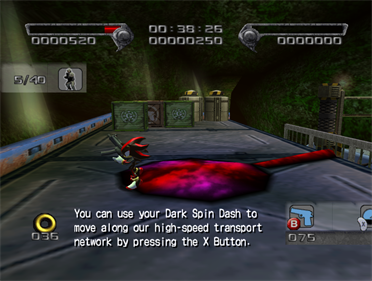 Shadow the Hedgehog | PlayStation 2 | gameplay screenshot 1 | Region: North America | Source: LaunchBox
