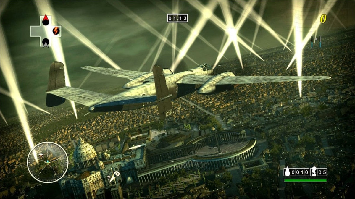 Blazing Angels 2: Secret Missions of WWII | Xbox 360 | gameplay screenshot 2 | Region: North America | Source: LaunchBox