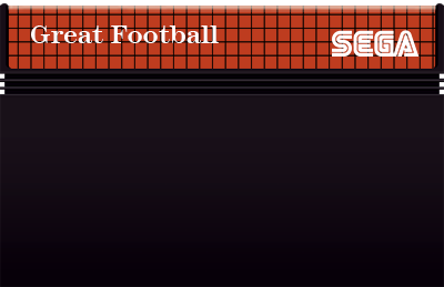 Great Football | Master System | game disc/cartridge 1