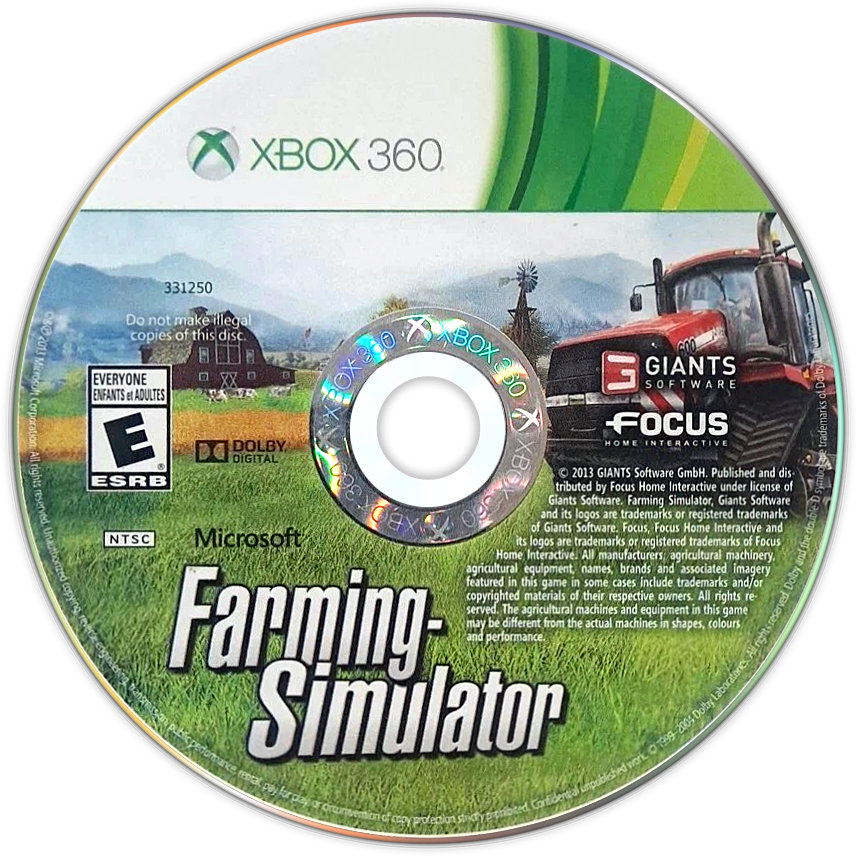 Farming Simulator | Xbox 360 | game disc/cartridge 1
