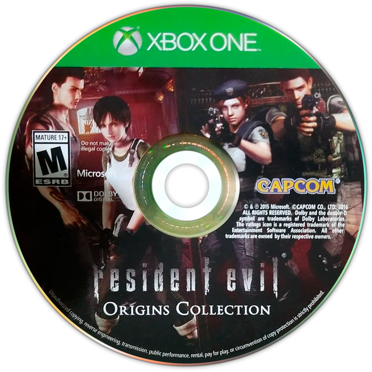 Resident Evil: Origins Collection | Xbox One | game disc/cartridge 1 | Region: North America | Source: LaunchBox