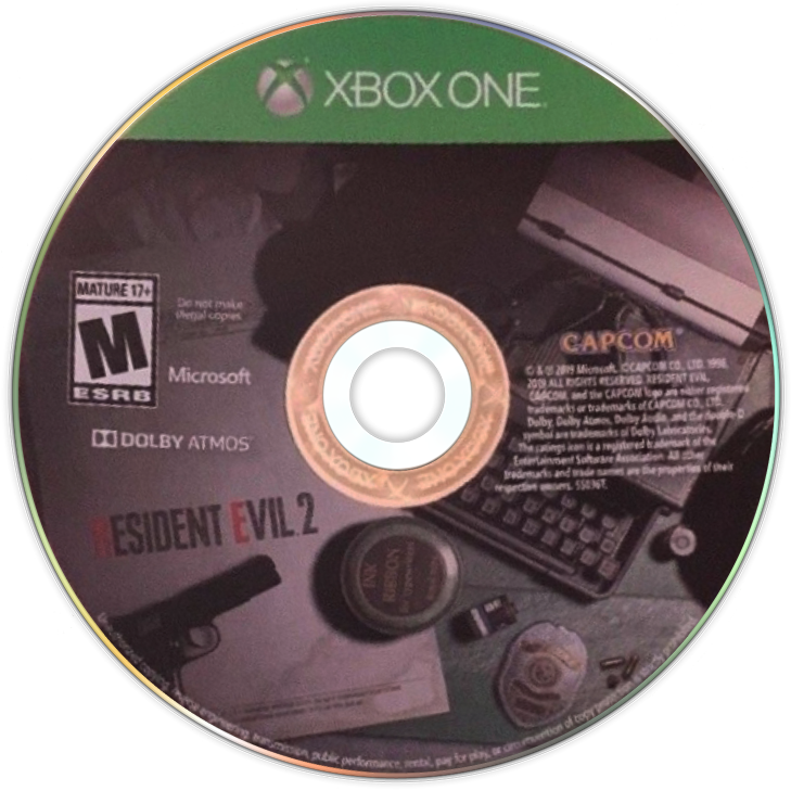 Resident Evil 2 | Xbox One | game disc/cartridge 1