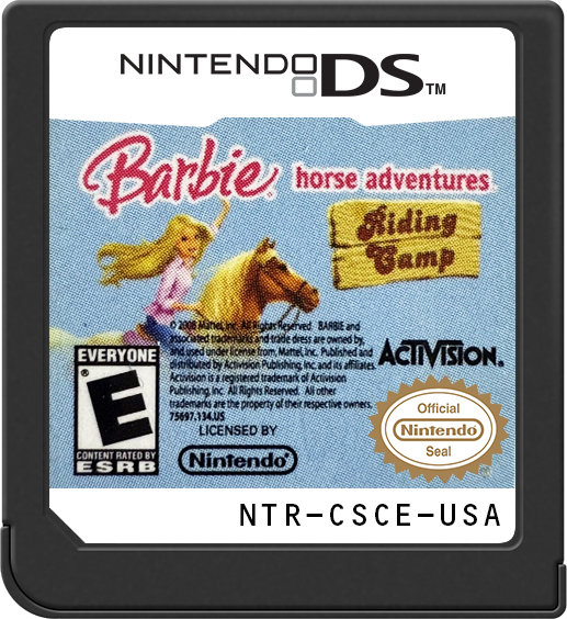 Barbie Horse Adventures: Riding Camp | Nintendo DS | game disc/cartridge 1