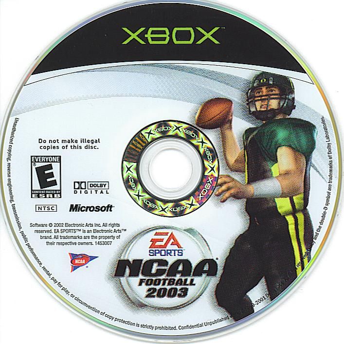 NCAA Football 2003 | Xbox | physical media | region=North America | source-country=United States | zypher-v2 | moby-c2401840cca4 | Data by MobyGames.com