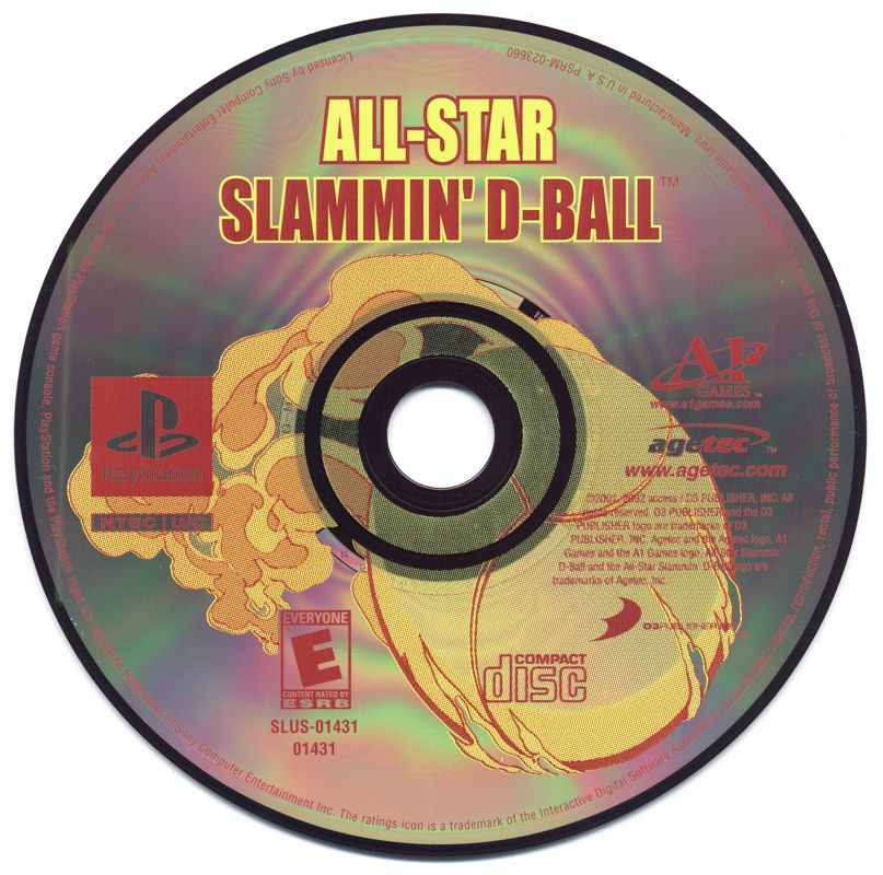 All-Star Slammin' D-Ball | PlayStation | physical media | region=North America | source-country=United States | zypher-v2 | moby-719471d426c6 | Data by MobyGames.com