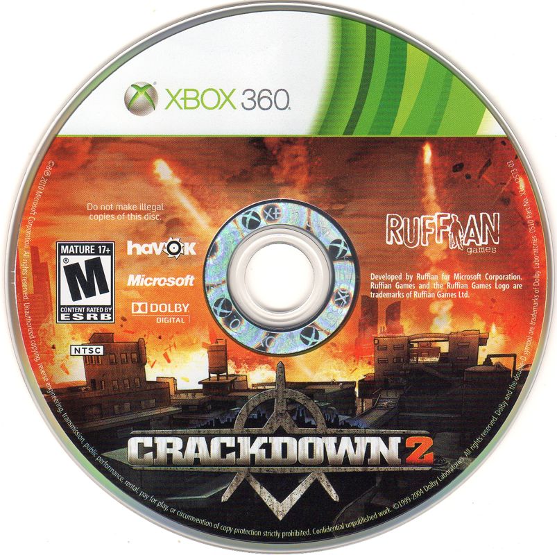 Crackdown 2 | Xbox 360 | physical media | region=North America | source-country=United States | zypher-v2 | moby-9d07d1bd5c1f | Data by MobyGames.com