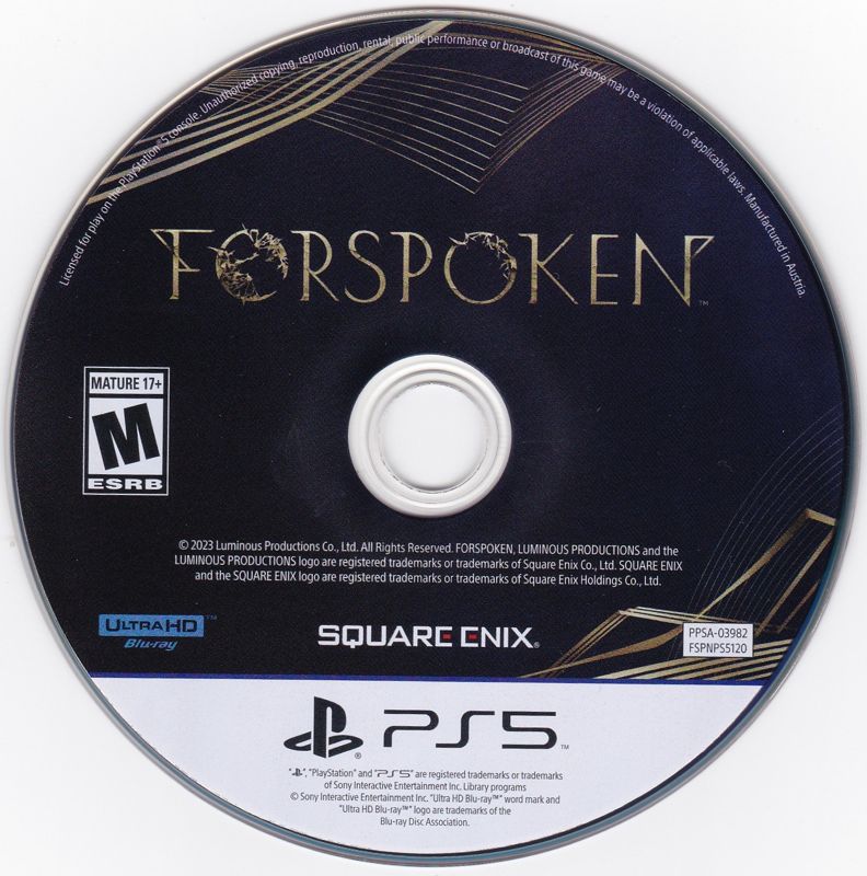 Forspoken | PlayStation 5 | physical media | region=North America | source-country=United States | zypher-v2 | moby-2f3b50401e4d | Data by MobyGames.com