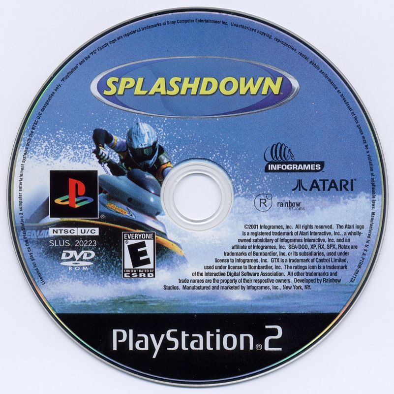 Splashdown | PlayStation 2 | physical media | region=North America | source-country=Canada,United States | zypher-v2 | moby-c19a06a77700 | Data by MobyGames.com