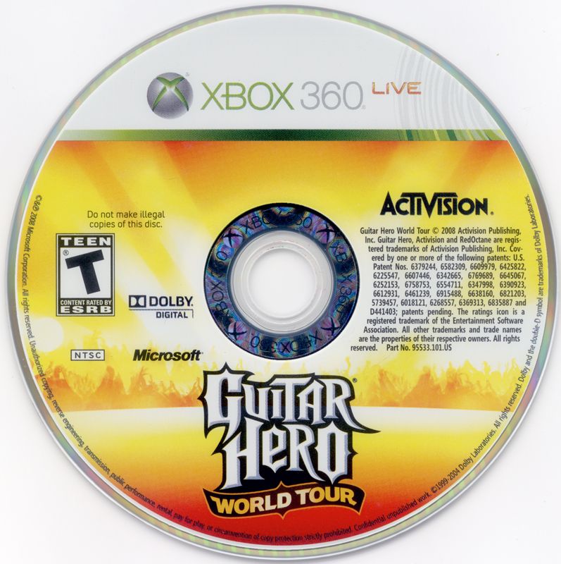Guitar Hero: World Tour | Xbox 360 | physical media | region=North America | source-country=United States | zypher-v2 | moby-cc89589bc406 | Data by MobyGames.com