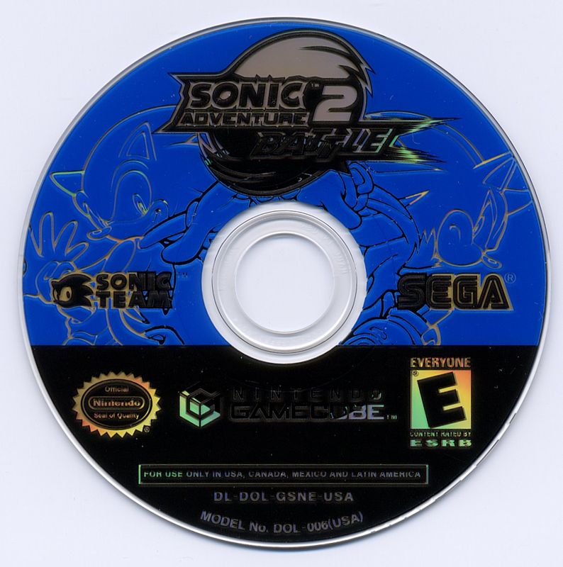 Sonic Adventure 2: Battle | GameCube | physical media | region=North America | source-country=Canada,Mexico,United States | zypher-v2 | moby-769aae051fbb | Data by MobyGames.com