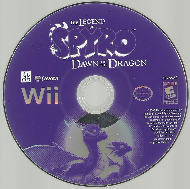 The Legend of Spyro: Dawn of the Dragon | Wii | physical media | region=North America | source-country=United States | zypher-v2 | moby-89f5e40b8275 | Data by MobyGames.com
