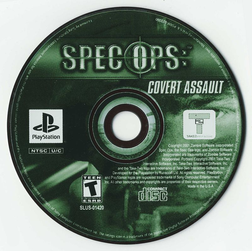 Spec Ops: Covert Assault | PlayStation | physical media | region=North America | source-country=United States | zypher-v2 | moby-dca72fbd1bb9 | Data by MobyGames.com