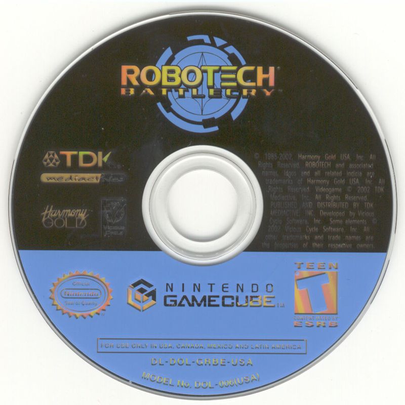 Robotech: Battlecry | GameCube | physical media | Data by MobyGames.com