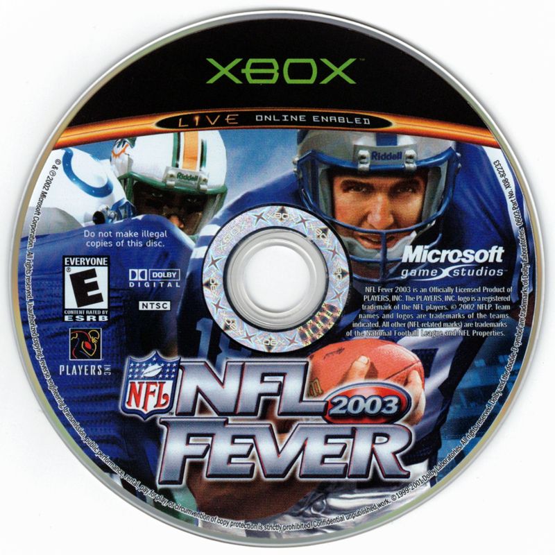 NFL Fever 2003 | Xbox | physical media | region=North America | source-country=United States | zypher-v2 | moby-7b69d0999d2e | Data by MobyGames.com