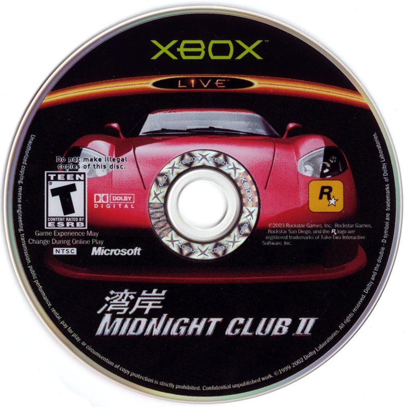 Midnight Club II | Xbox | physical media | region=North America | source-country=Canada,United States | zypher-v2 | moby-1d5df134ad64 | Data by MobyGames.com