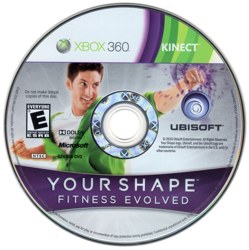 Your Shape: Fitness Evolved | Xbox 360 | physical media | region=North America | source-country=United States | zypher-v2 | moby-0ebb6be8f73e | Data by MobyGames.com