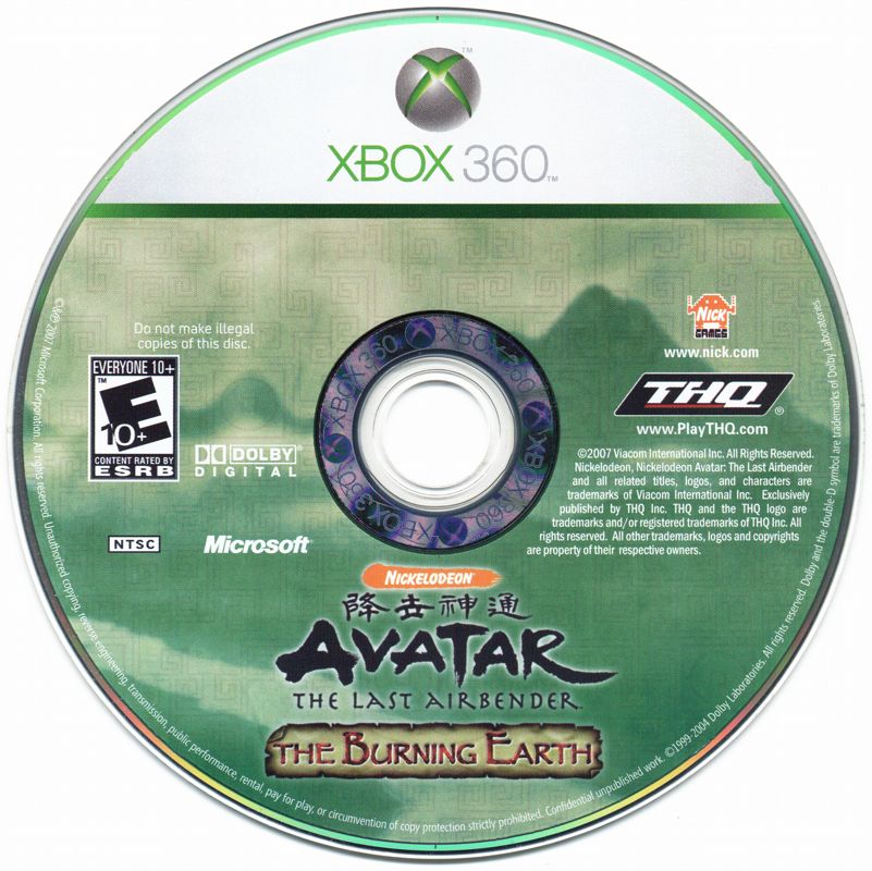 Avatar: The Last Airbender - The Burning Earth | Xbox 360 | physical media | region=North America | source-country=United States | zypher-v2 | moby-2dc640b63c00 | Data by MobyGames.com