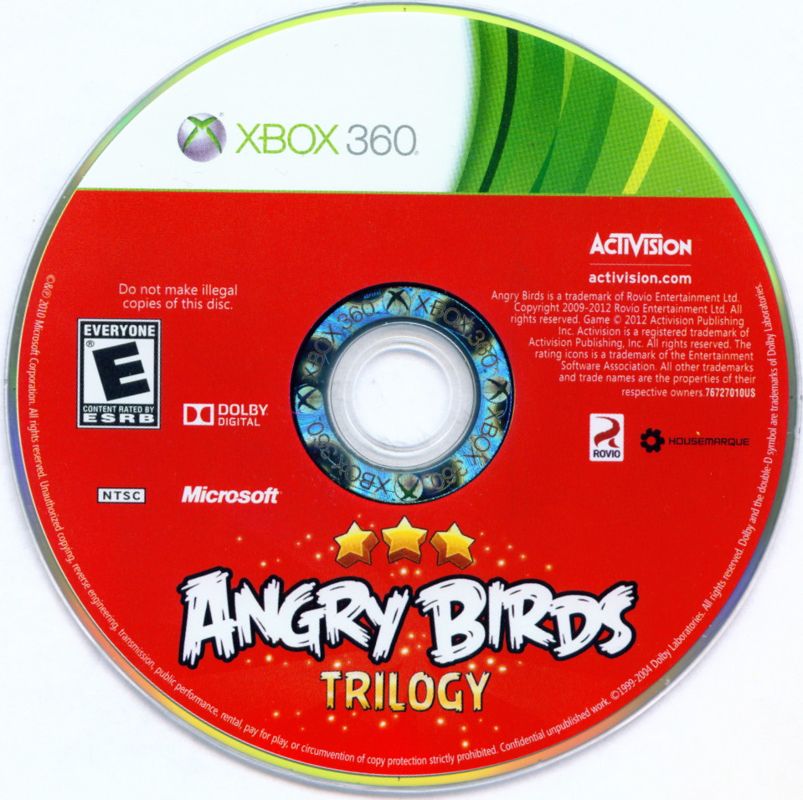 Angry Birds Trilogy | Xbox 360 | physical media | region=North America | source-country=Canada,United States | zypher-v2 | moby-08e68b6dfdd0 | Data by MobyGames.com