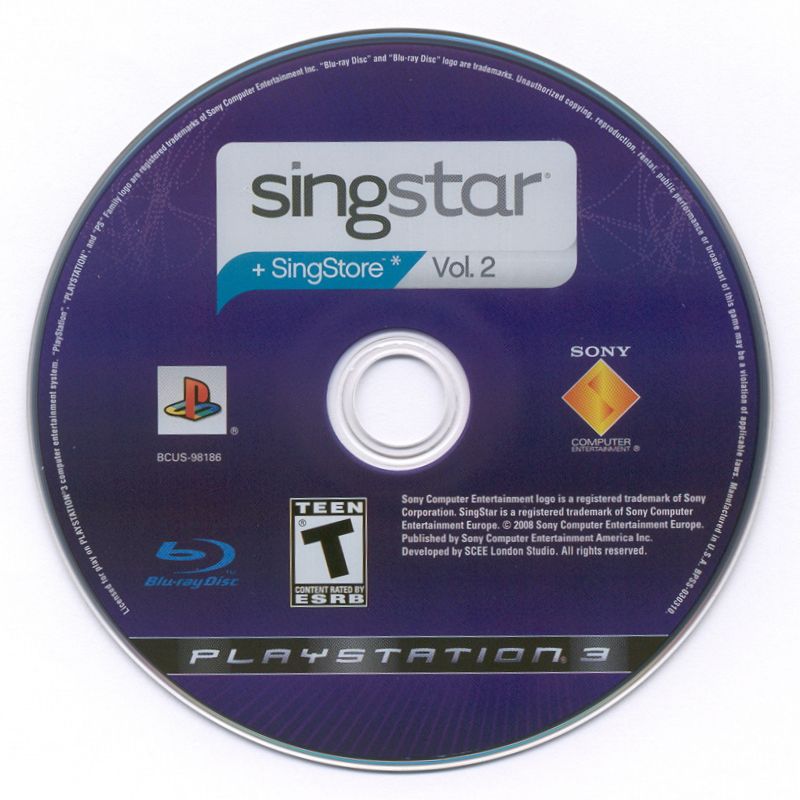 SingStar: Vol.2 | PlayStation 3 | physical media | region=North America | source-country=Canada,Mexico,United States | zypher-v2 | moby-8b236e5ba539 | Data by MobyGames.com