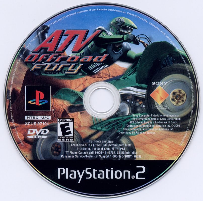 ATV Offroad Fury | PlayStation 2 | physical media | region=North America | source-country=Canada,United States | zypher-v2 | moby-10e21318b541 | Data by MobyGames.com