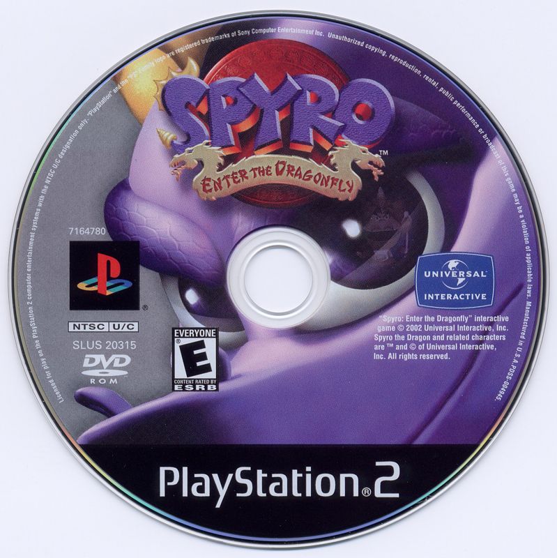 Spyro: Enter the Dragonfly | PlayStation 2 | physical media | region=North America | source-country=Canada,United States | zypher-v2 | moby-eb162396fada | Data by MobyGames.com