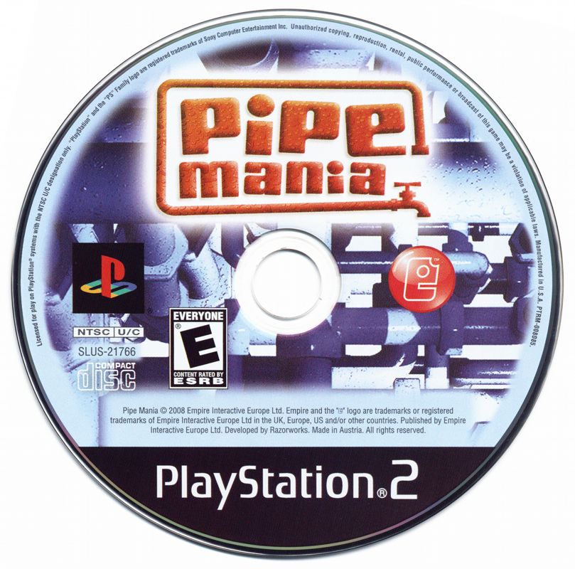 Pipe Mania | PlayStation 2 | physical media | region=North America | source-country=United States | zypher-v2 | moby-d3961aa567a6 | Data by MobyGames.com