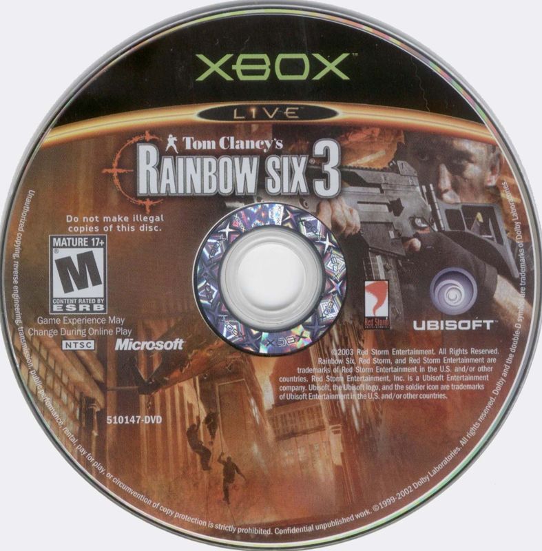 Tom Clancy's Rainbow Six 3 | Xbox | physical media | region=North America | source-country=Canada,United States | zypher-v2 | moby-db330d4ece16 | Data by MobyGames.com
