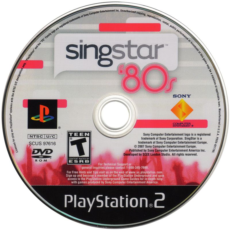 SingStar: '80s | PlayStation 2 | physical media | region=North America | source-country=Canada | zypher-v2 | moby-33bba3ebbc35 | Data by MobyGames.com