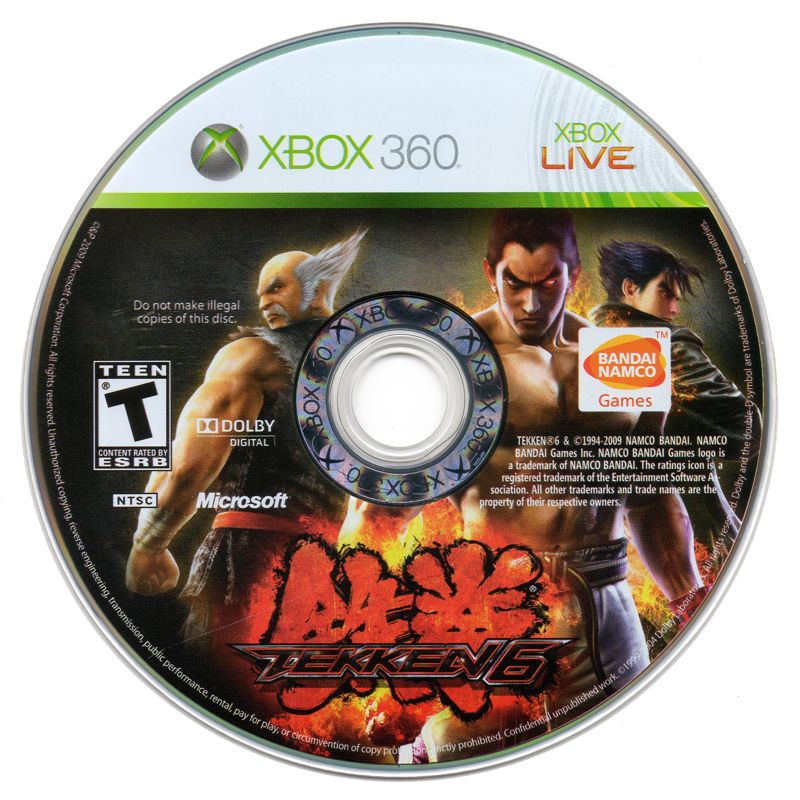 Tekken 6 | Xbox 360 | physical media | region=North America | source-country=United States | zypher-v2 | moby-41e0c8a19c5f | Data by MobyGames.com