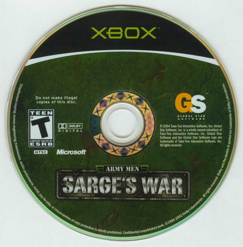 Army Men: Sarge's War | Xbox | physical media | region=North America | source-country=United States | zypher-v2 | moby-0d81620e5906 | Data by MobyGames.com