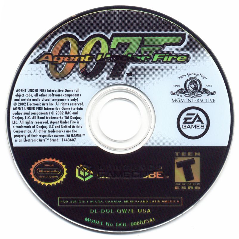 007: Agent Under Fire | GameCube | physical media | region=North America | source-country=Canada,Mexico,United States | zypher-v2 | moby-48416da2ac35 | Data by MobyGames.com