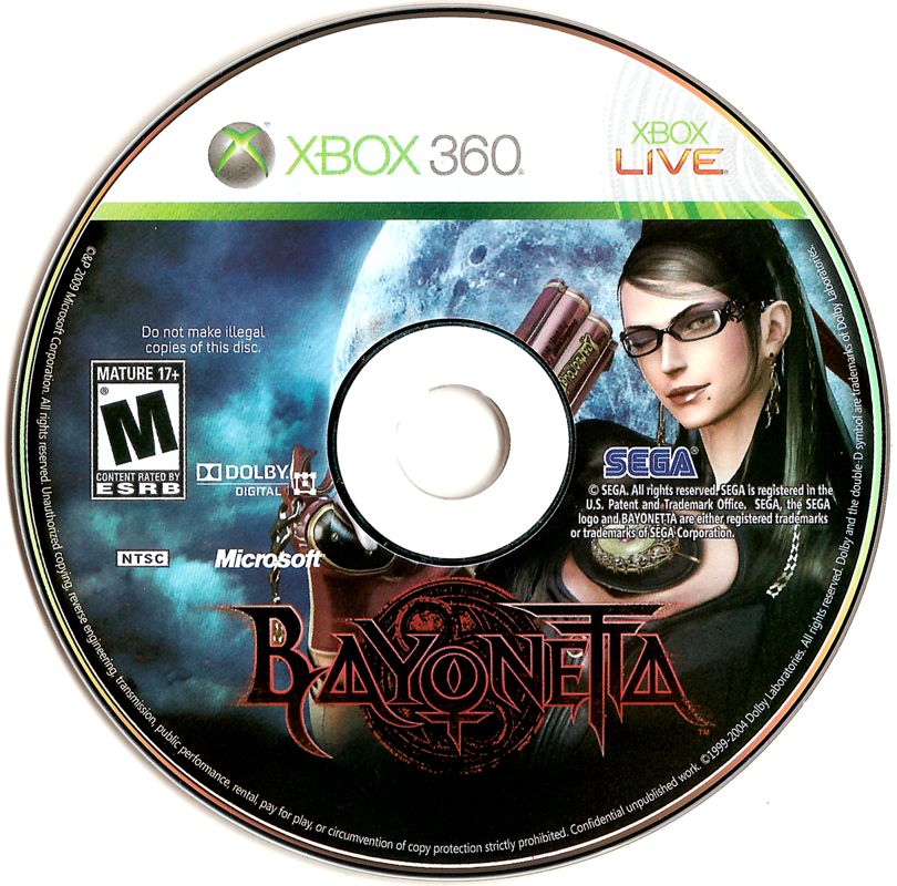 Bayonetta | Xbox 360 | physical media | region=North America | source-country=United States | zypher-v2 | moby-eac244477e6c | Data by MobyGames.com