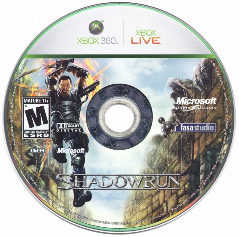 Shadowrun | Xbox 360 | physical media | region=North America | source-country=United States | zypher-v2 | moby-f0e456dbd4c9 | Data by MobyGames.com