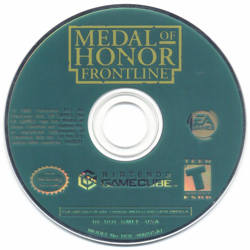 Medal of Honor: Frontline | GameCube | physical media | region=North America | source-country=Canada,United States | zypher-v2 | moby-3a6b3aa896da | Data by MobyGames.com