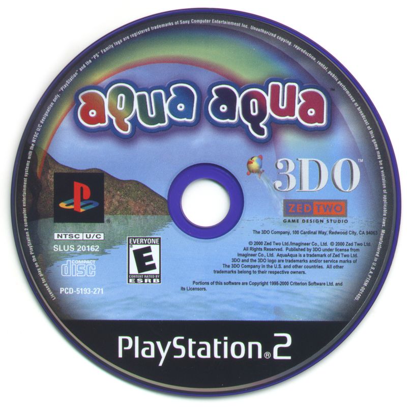 Aqua Aqua | PlayStation 2 | physical media | region=North America | source-country=United States | zypher-v2 | moby-642f2e14e835 | Data by MobyGames.com