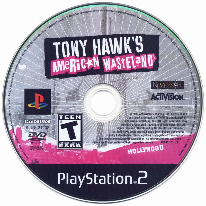 Tony Hawk's American Wasteland | PlayStation 2 | physical media | region=North America | source-country=United States | zypher-v2 | moby-fffa873fbb5b | Data by MobyGames.com