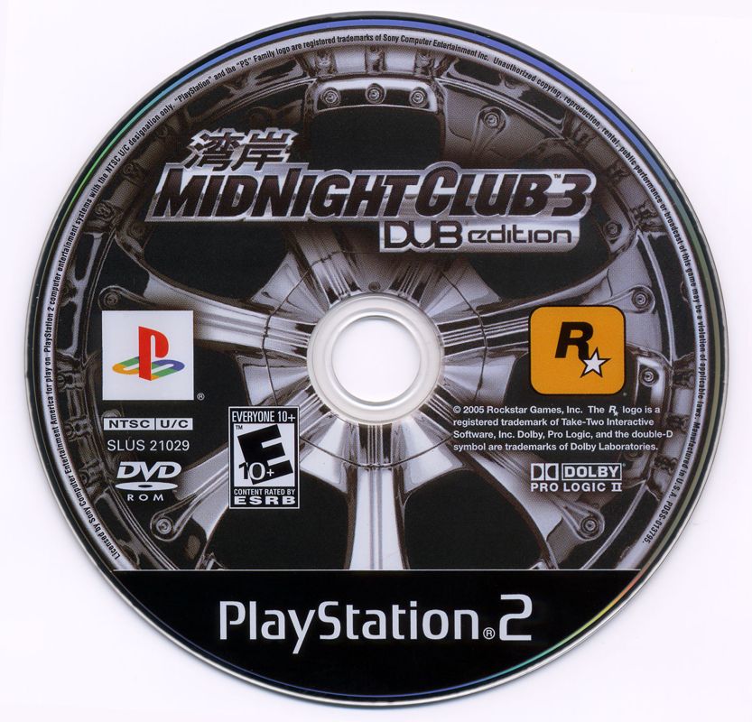 Midnight Club 3: DUB Edition | PlayStation 2 | physical media | region=North America | source-country=United States | zypher-v2 | moby-2310bd2cb9a2 | Data by MobyGames.com