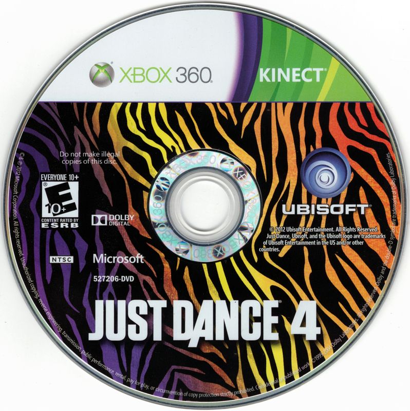 Just Dance 4 | Xbox 360 | physical media | region=North America | source-country=United States | zypher-v2 | moby-3269075b4d6e | Data by MobyGames.com